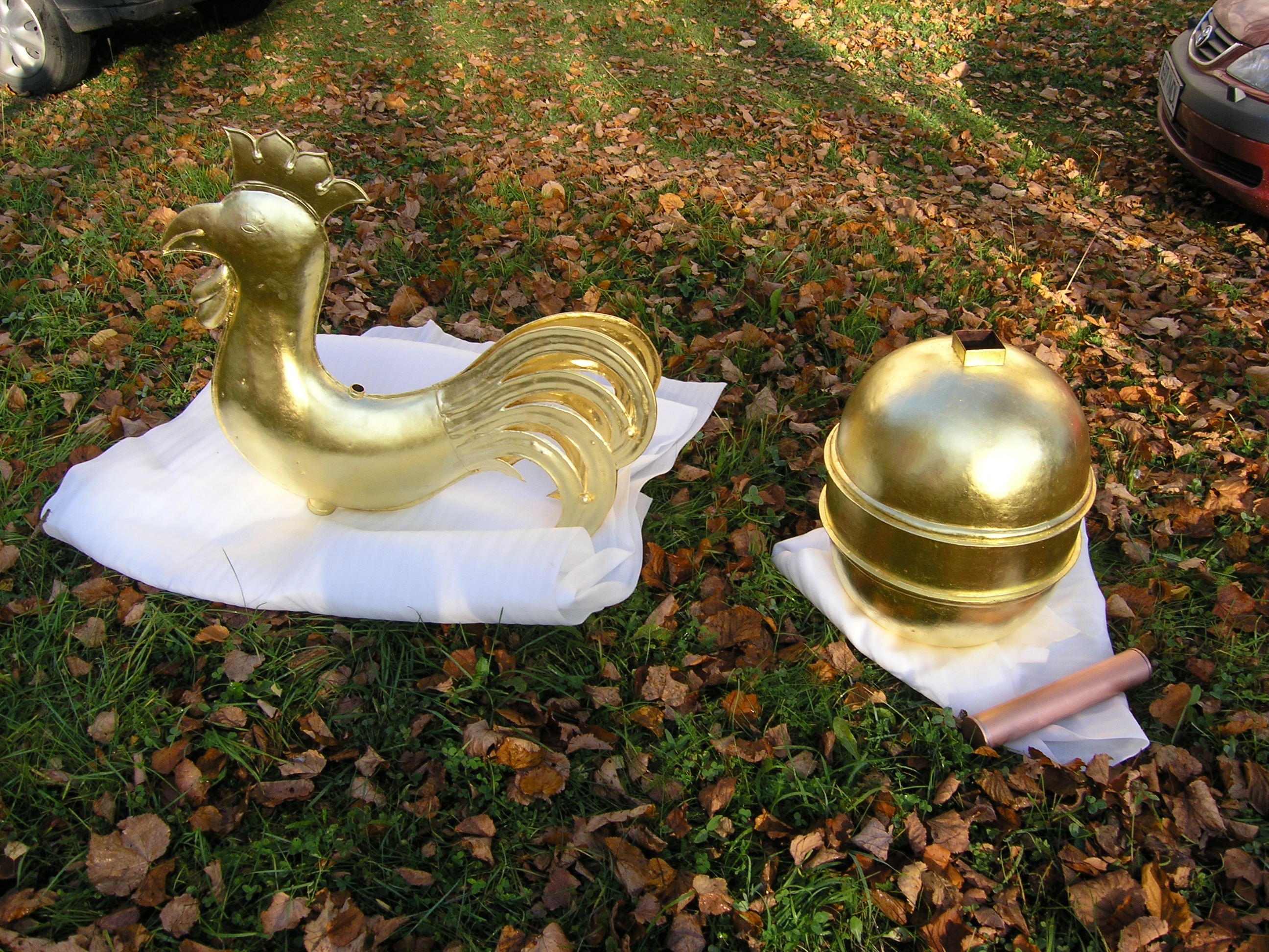 kukk ja kuul valmis üles panekuks